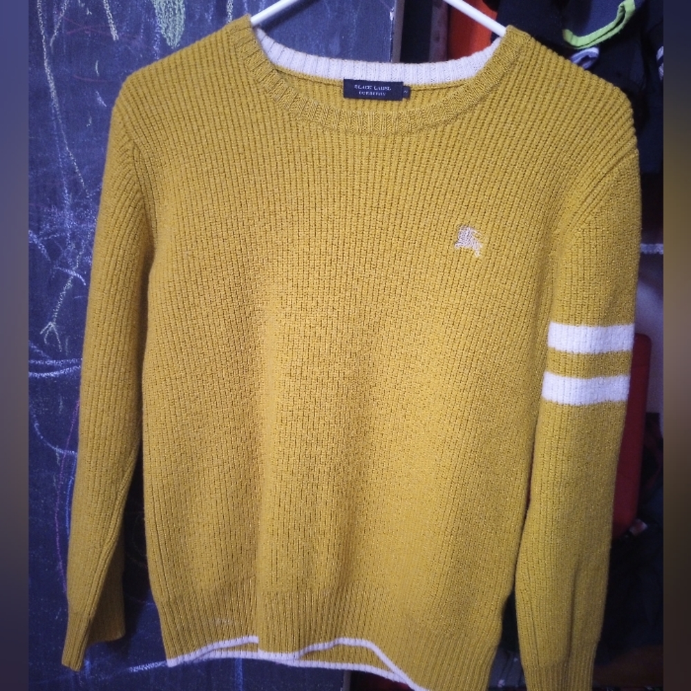 Burberry Black label mustard yellow sweater
